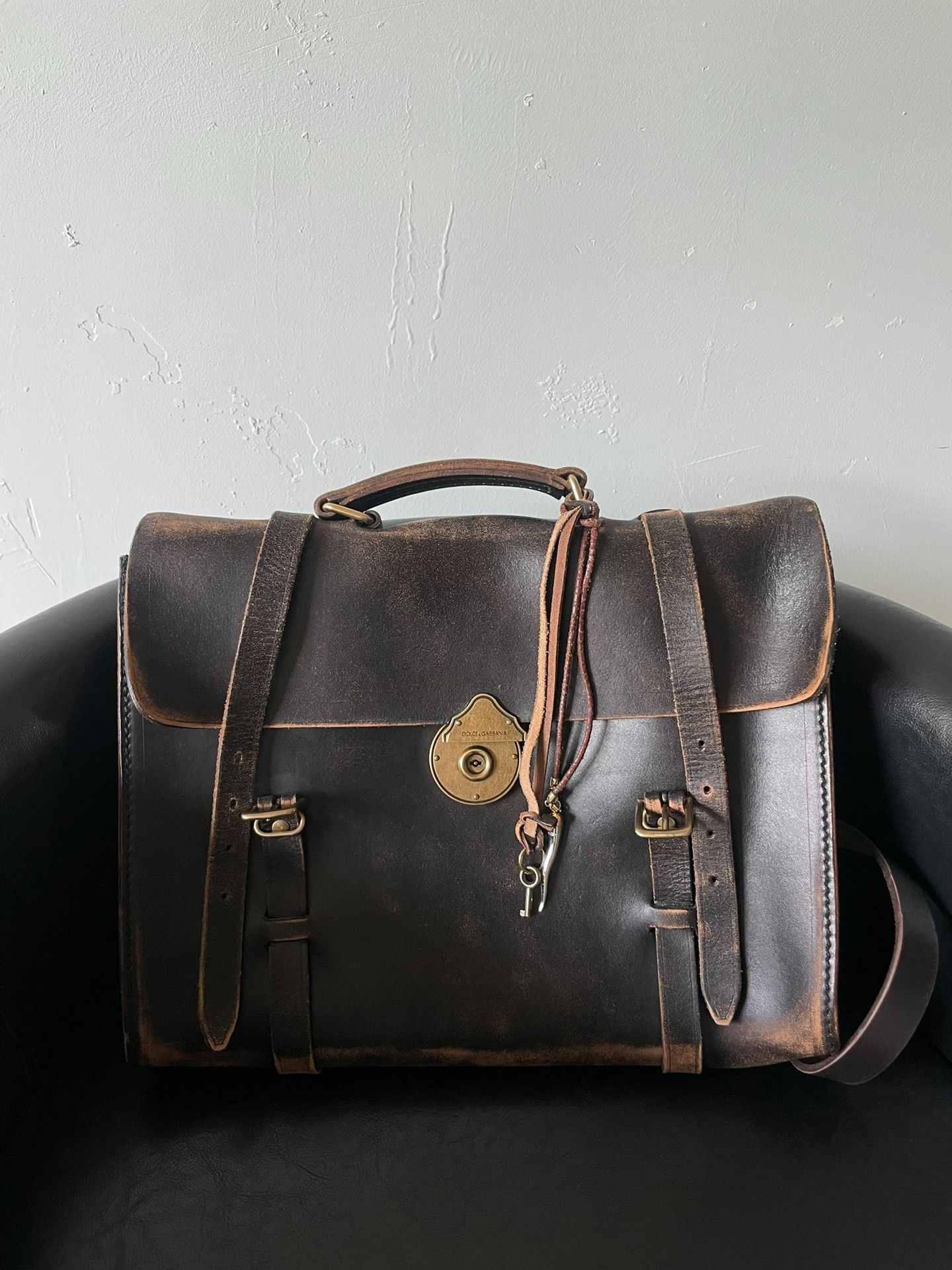 Dolce & Gabbana Dolce & Gabbana Runway Rare Tote Briefcase Size ONE SIZE - 2 Thumbnail