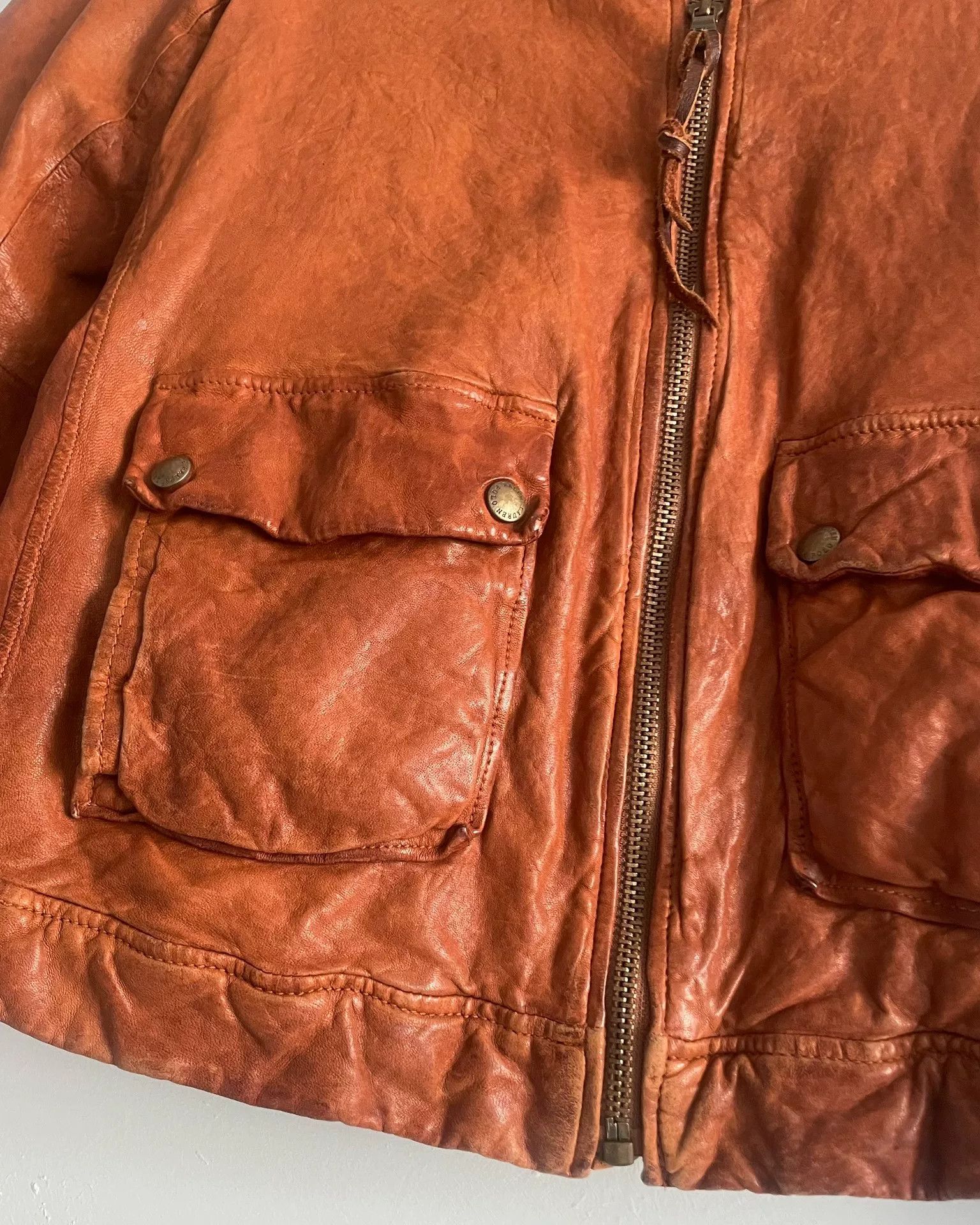 Ralph Lauren Blue Label RL Ralph Lauren Vintage Leather Jacket Size US L / EU 52-54 / 3 - 4 Thumbnail