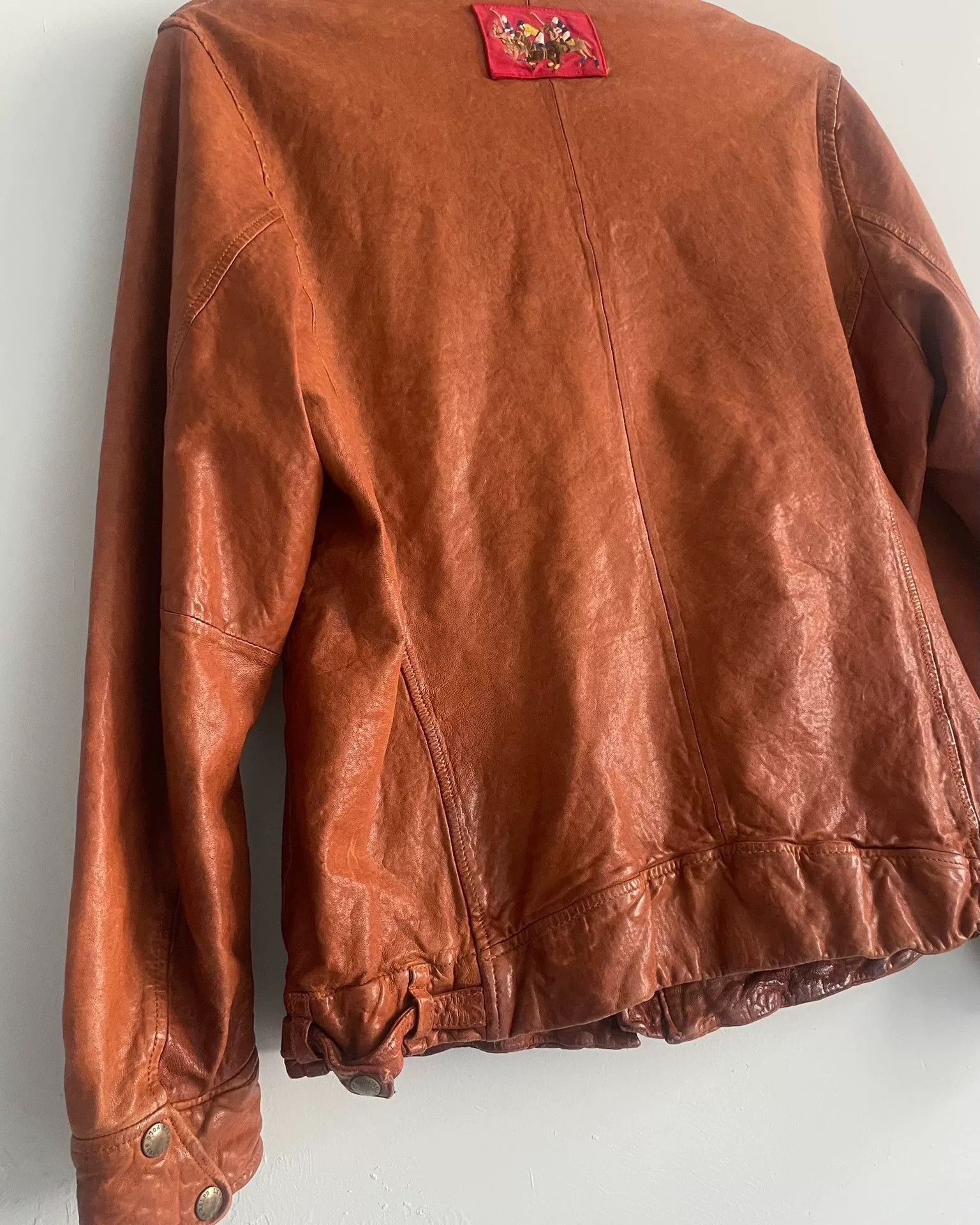 Ralph Lauren Blue Label RL Ralph Lauren Vintage Leather Jacket Size US L / EU 52-54 / 3 - 3 Thumbnail