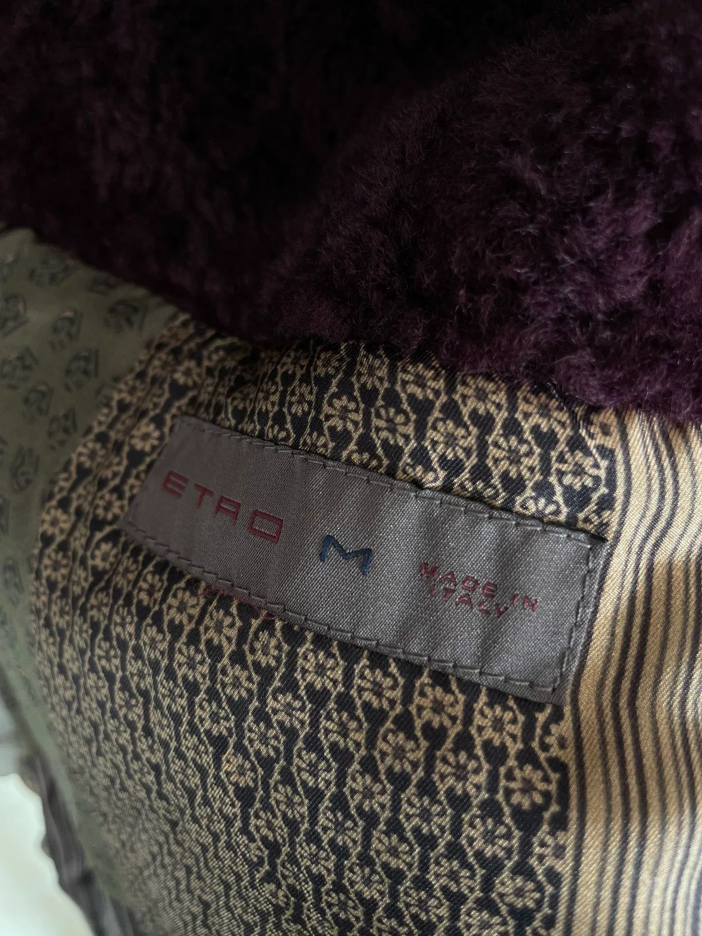 Etro ETRO Fur-Cotton Spliced Coat Size US M / EU 48-50 / 2 - 6 Thumbnail