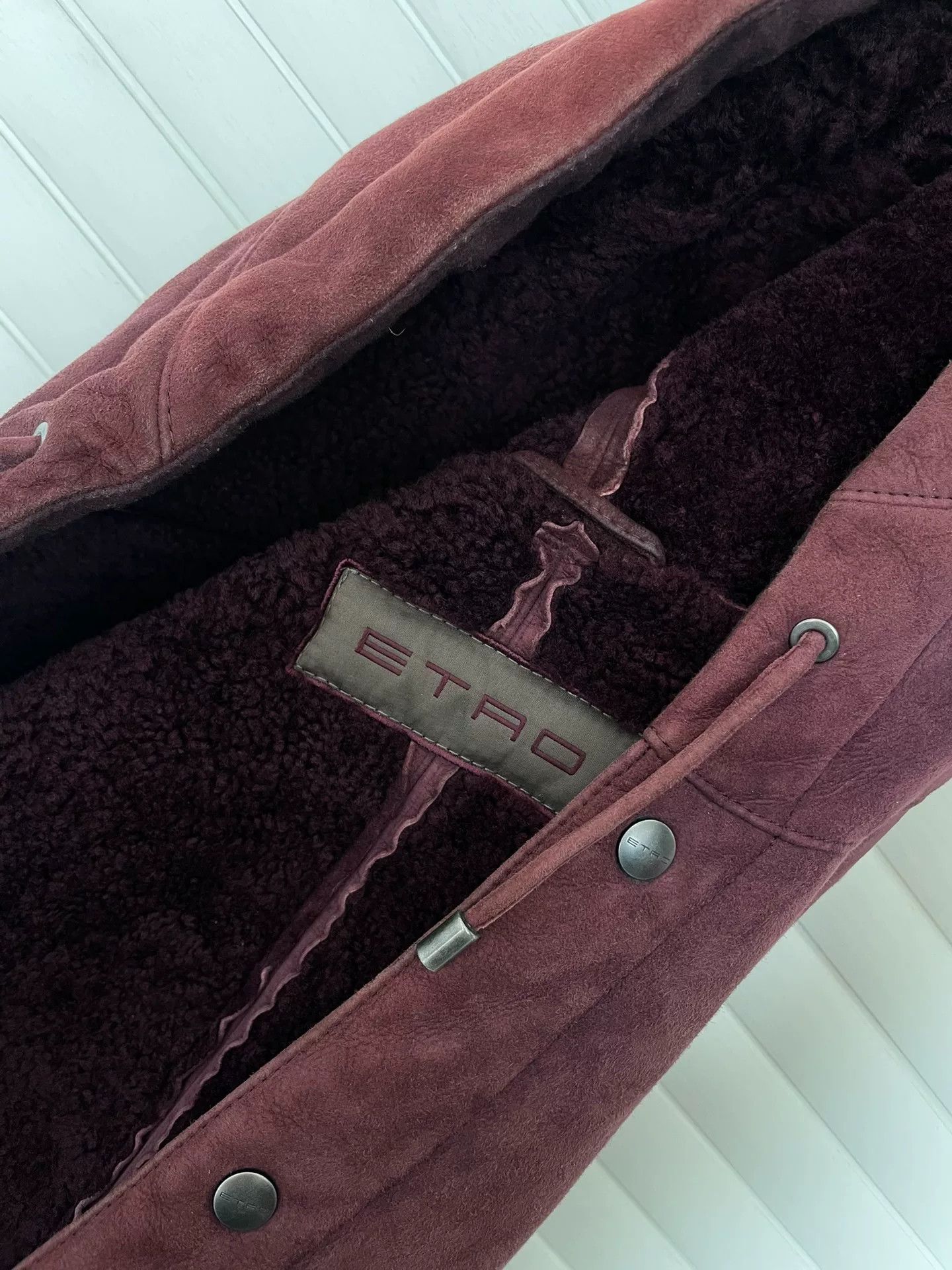 Etro ETRO Fur-Cotton Spliced Coat Size US M / EU 48-50 / 2 - 5 Thumbnail
