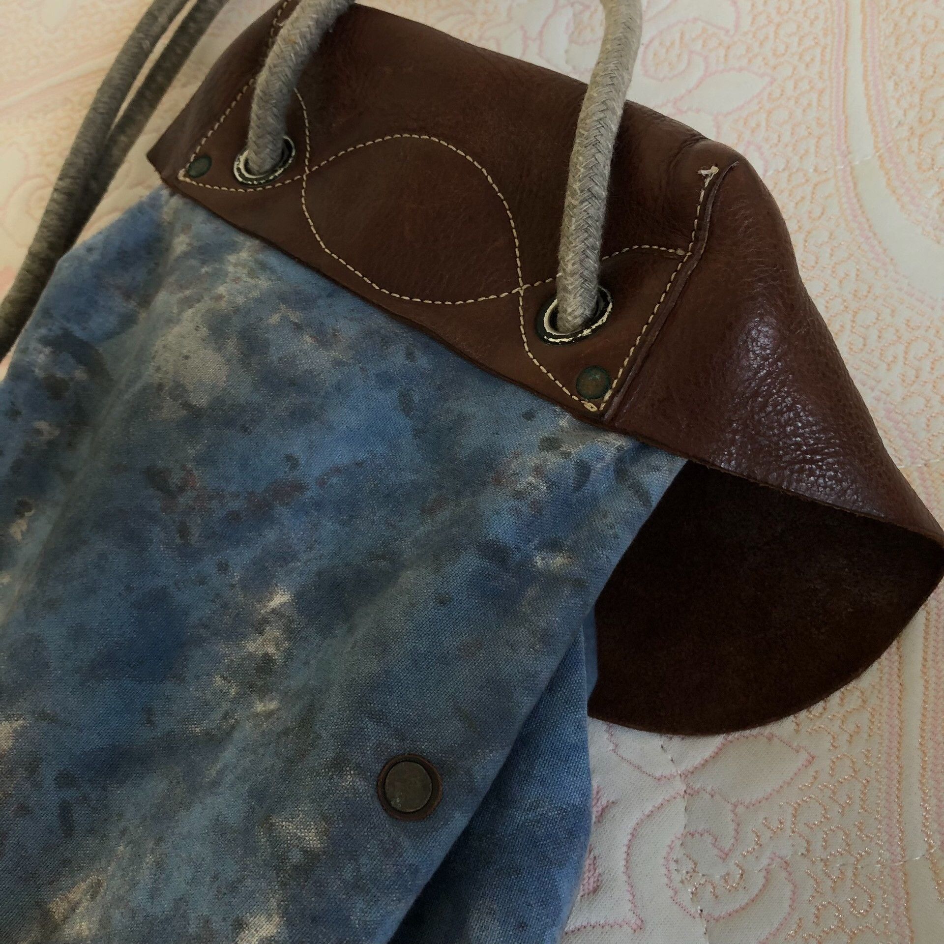 RRL Ralph Lauren RRL Double RL Distressed Bucket Drawstring Bag Size ONE SIZE - 4 Thumbnail