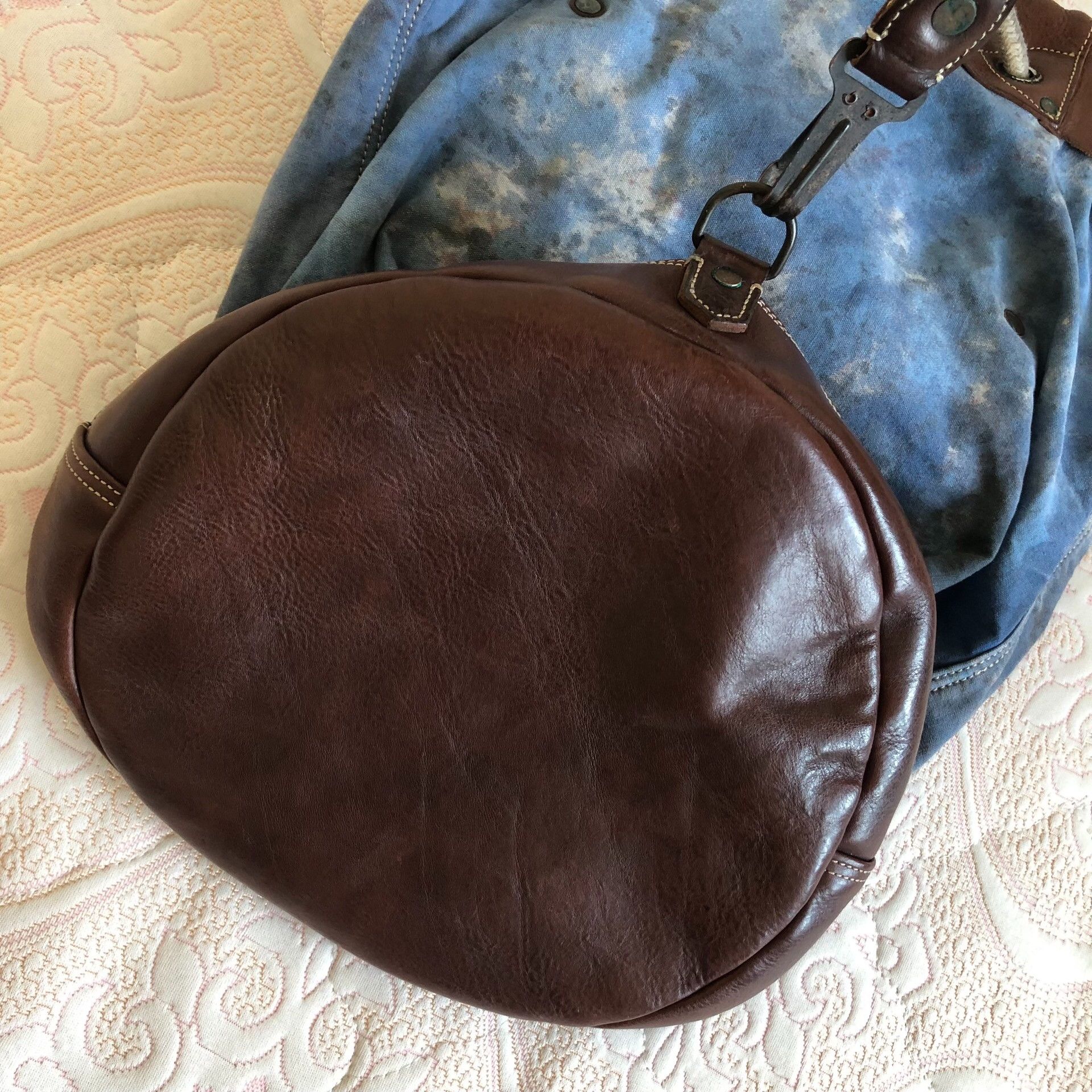 RRL Ralph Lauren RRL Double RL Distressed Bucket Drawstring Bag Size ONE SIZE - 5 Thumbnail