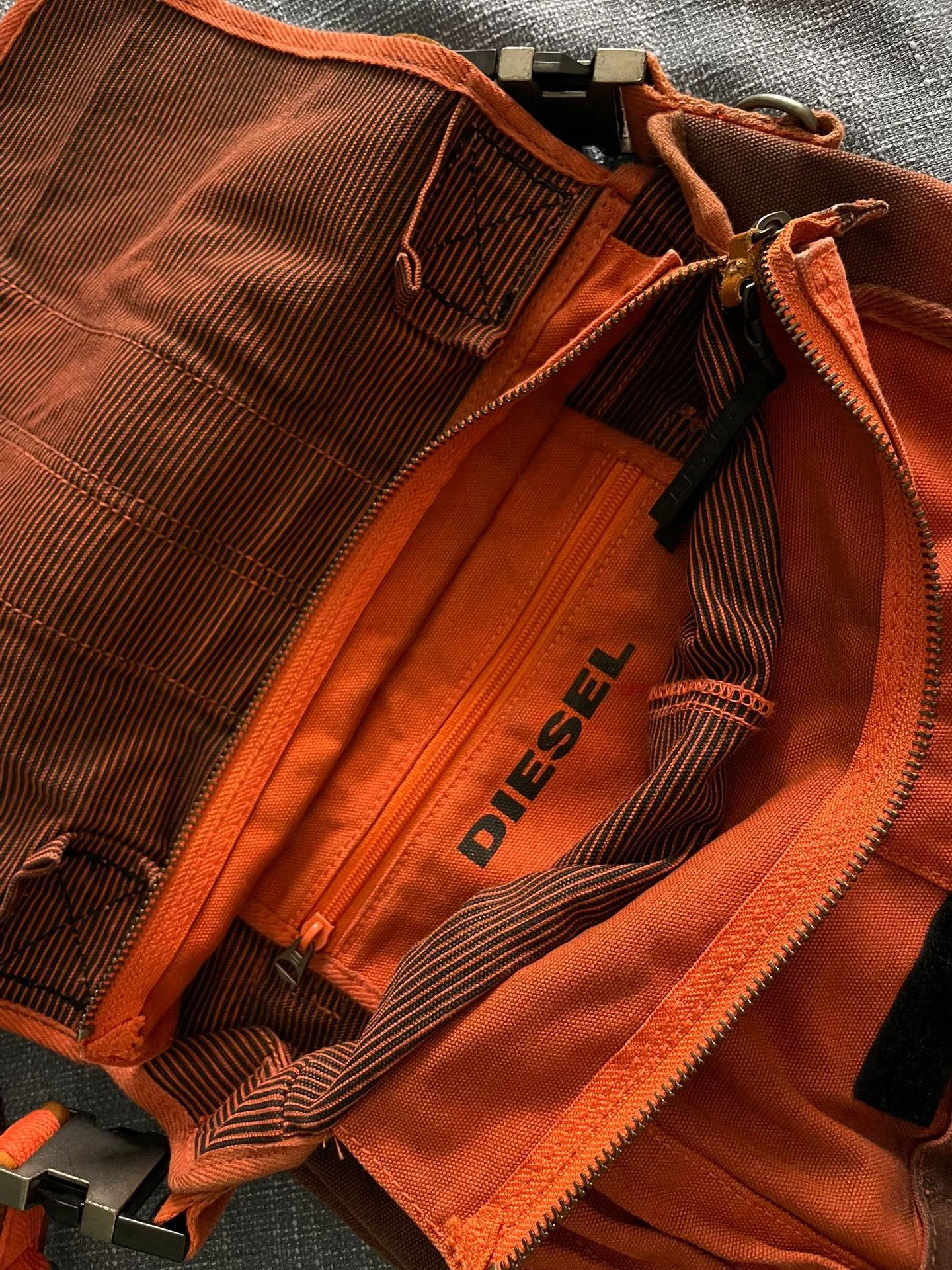 Diesel Diesel Canvas Backpack Tote Crossbody Size ONE SIZE - 7 Thumbnail