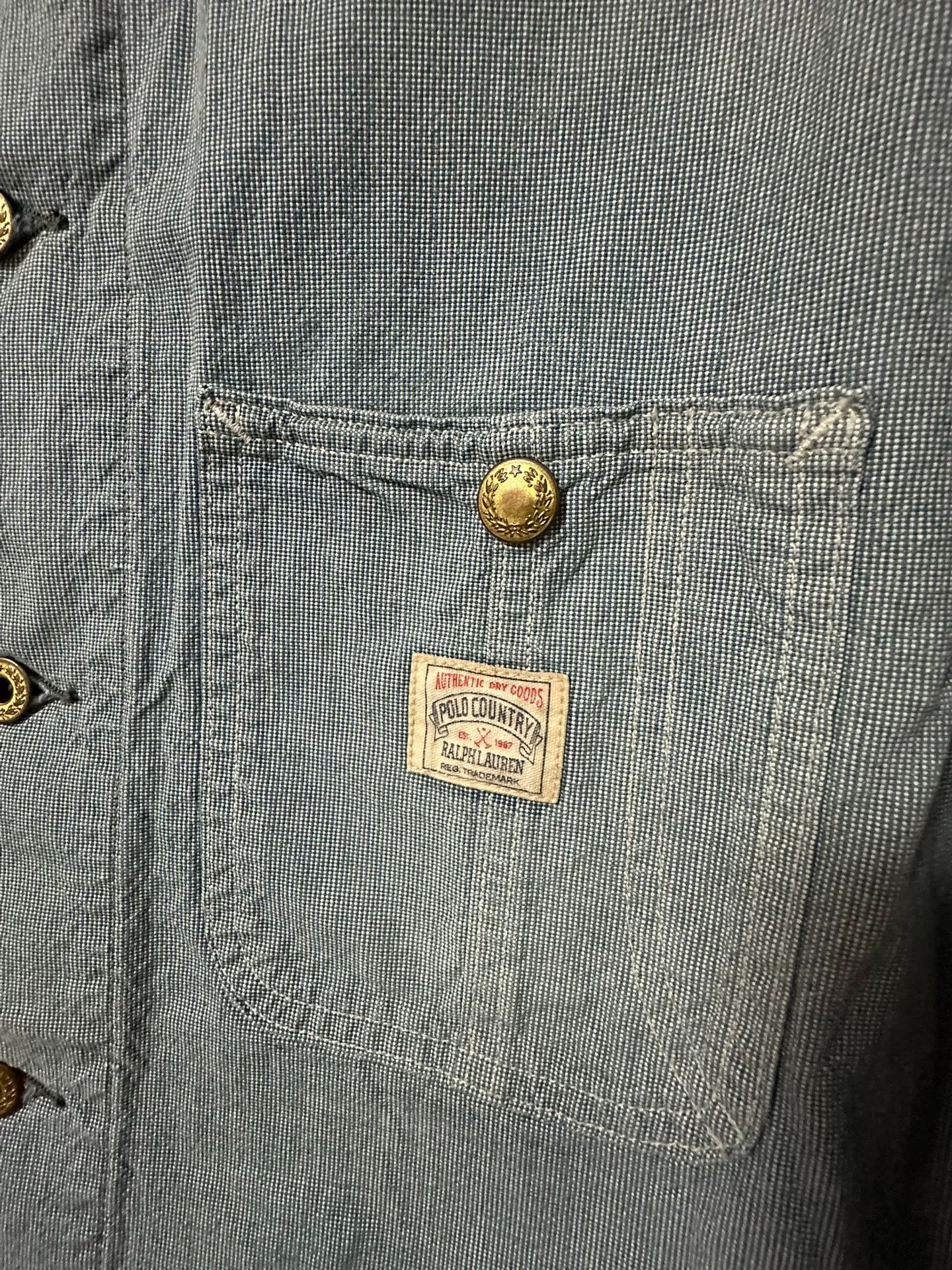 Polo Ralph Lauren Polo Ralph Lauren Vintage Washed Jacket Size US M / EU 48-50 / 2 - 3 Thumbnail