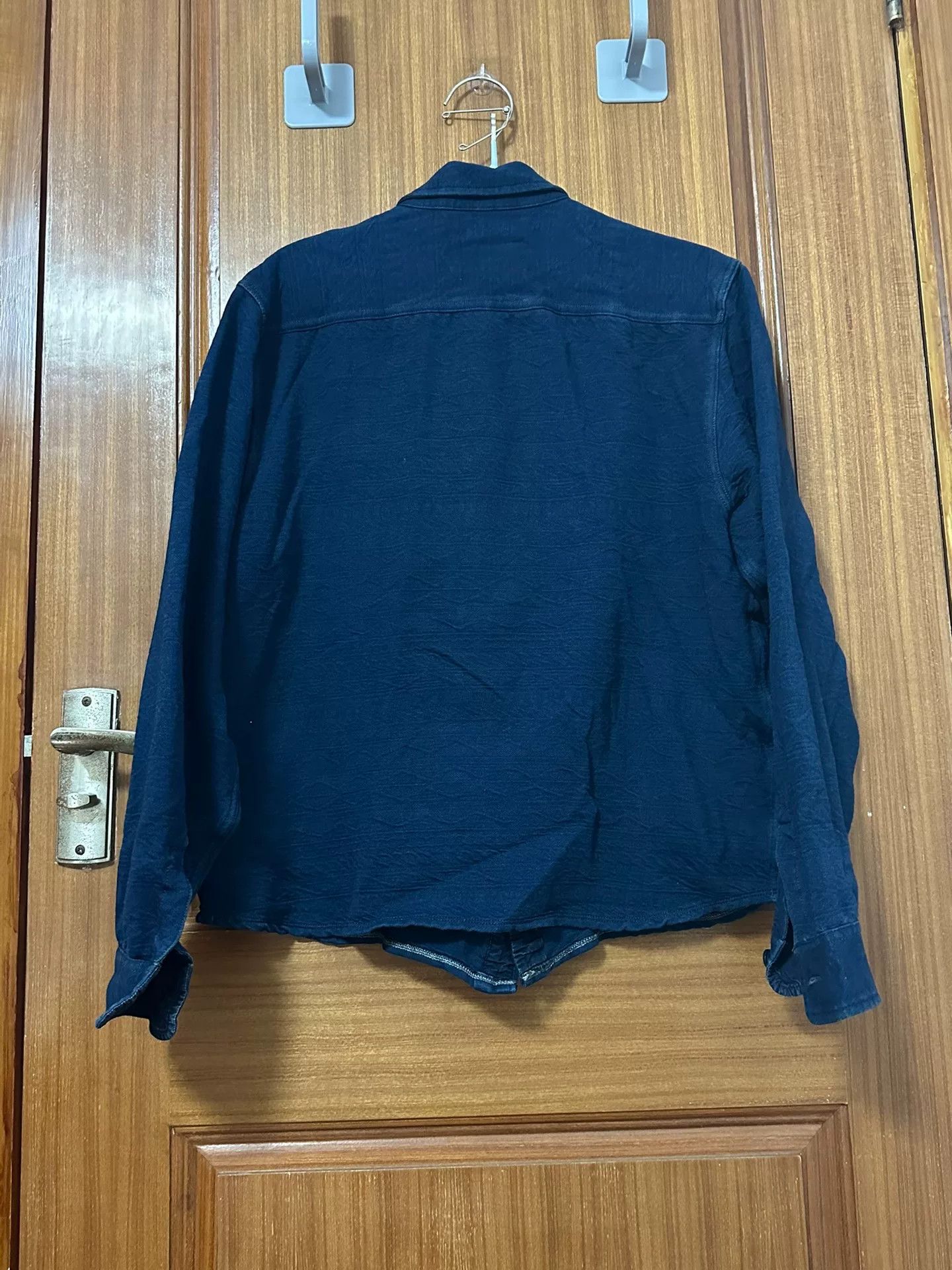 RRL Ralph Lauren RRL Dark Blue Work Shirt M Size US M / EU 48-50 / 2 - 2 Thumbnail
