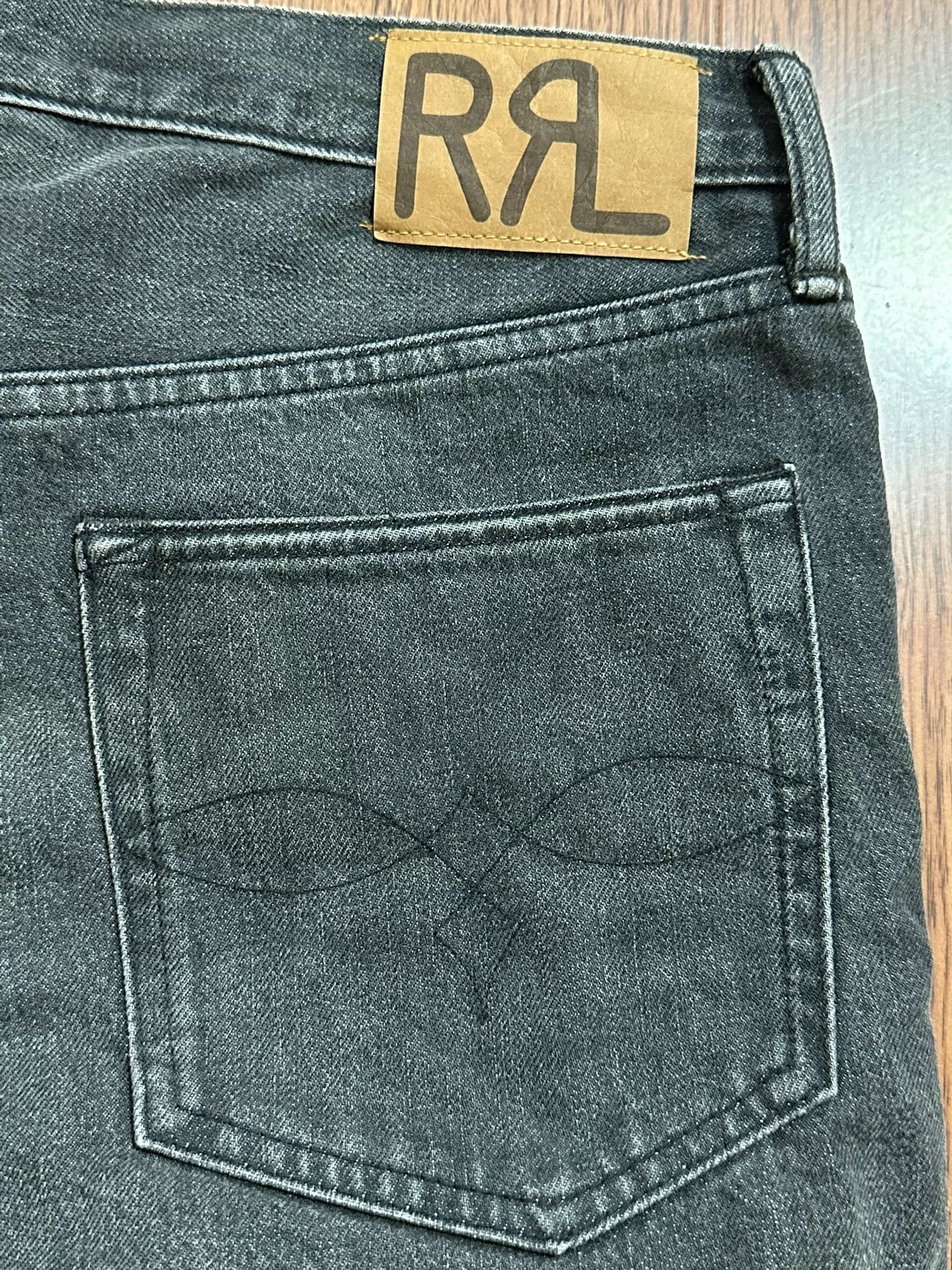 RRL Ralph Lauren RRL Gray Washed Cotton Jeans Size US 32 / EU 48 - 5 Thumbnail