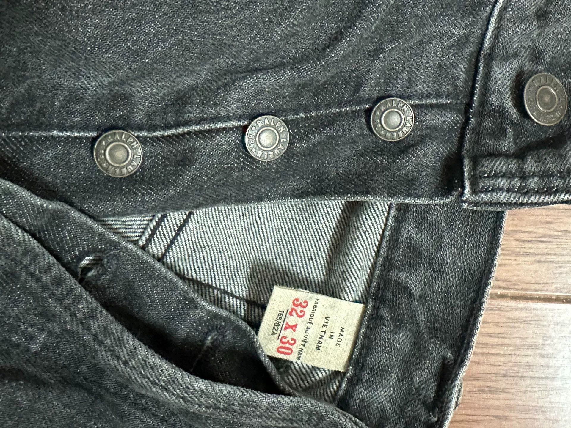 RRL Ralph Lauren RRL Gray Washed Cotton Jeans Size US 32 / EU 48 - 3 Thumbnail