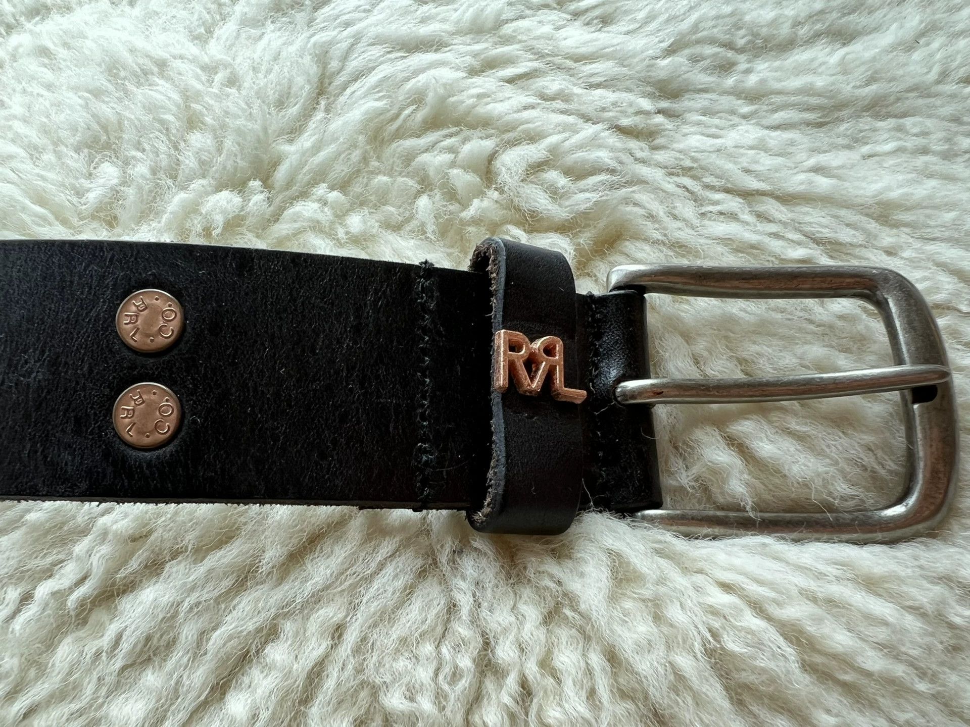 RRL Ralph Lauren RRL Men's Casual Leather Belt Size ONE SIZE - 6 Thumbnail