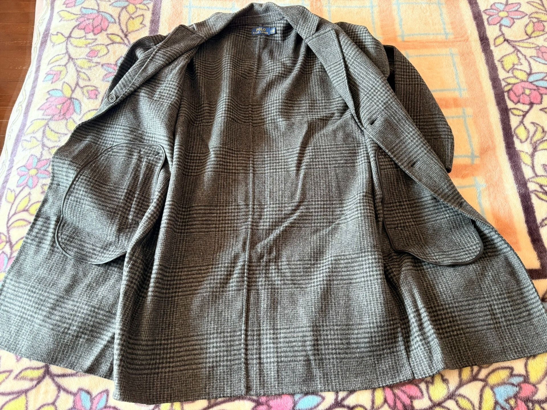 Polo Ralph Lauren Polo Ralph Lauren Men's Wool Coat Size US L / EU 52-54 / 3 - 3 Thumbnail