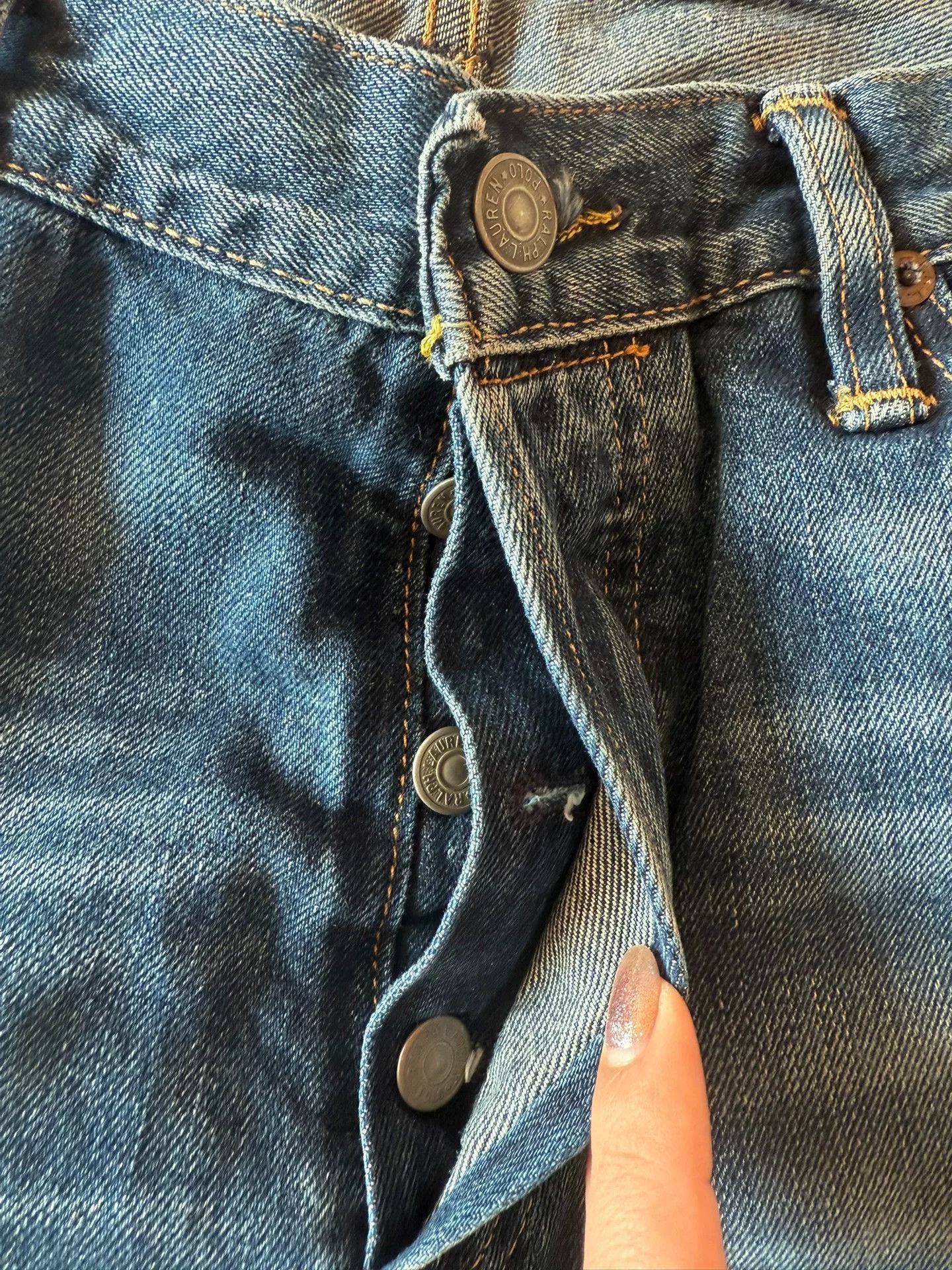 Polo Ralph Lauren Polo Ralph Lauren Men's Distressed Jeans Size US 32 / EU 48 - 4 Thumbnail