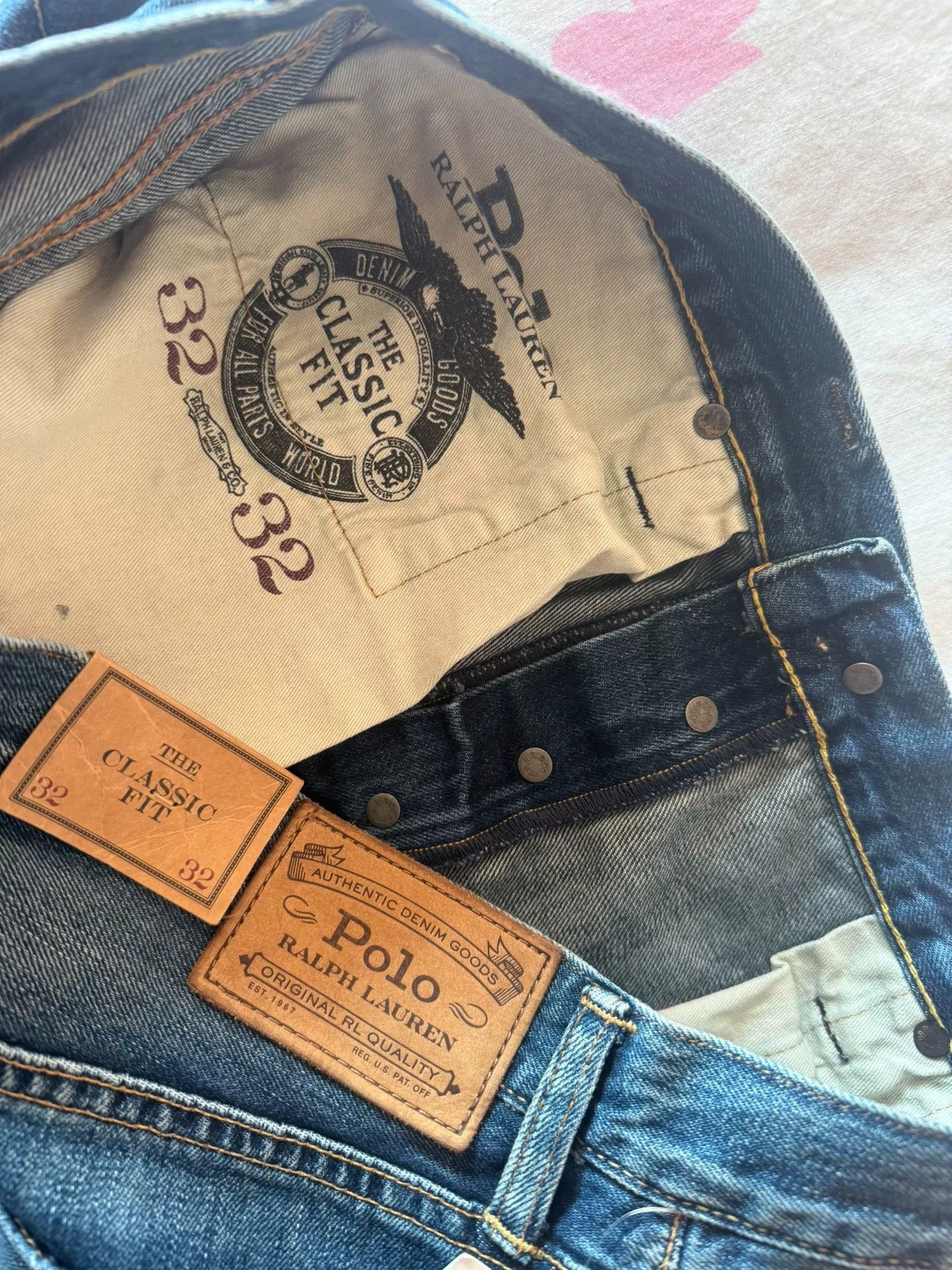Polo Ralph Lauren Polo Ralph Lauren Men's Distressed Jeans Size US 32 / EU 48 - 7 Thumbnail