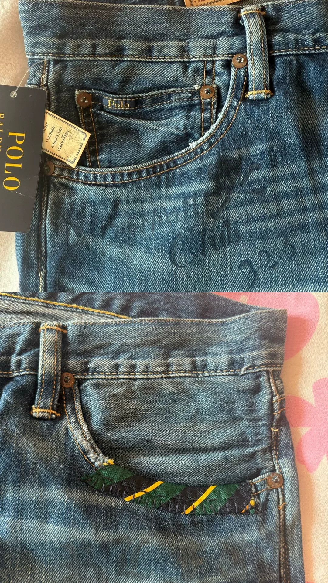 Polo Ralph Lauren Polo Ralph Lauren Men's Distressed Jeans Size US 32 / EU 48 - 5 Thumbnail