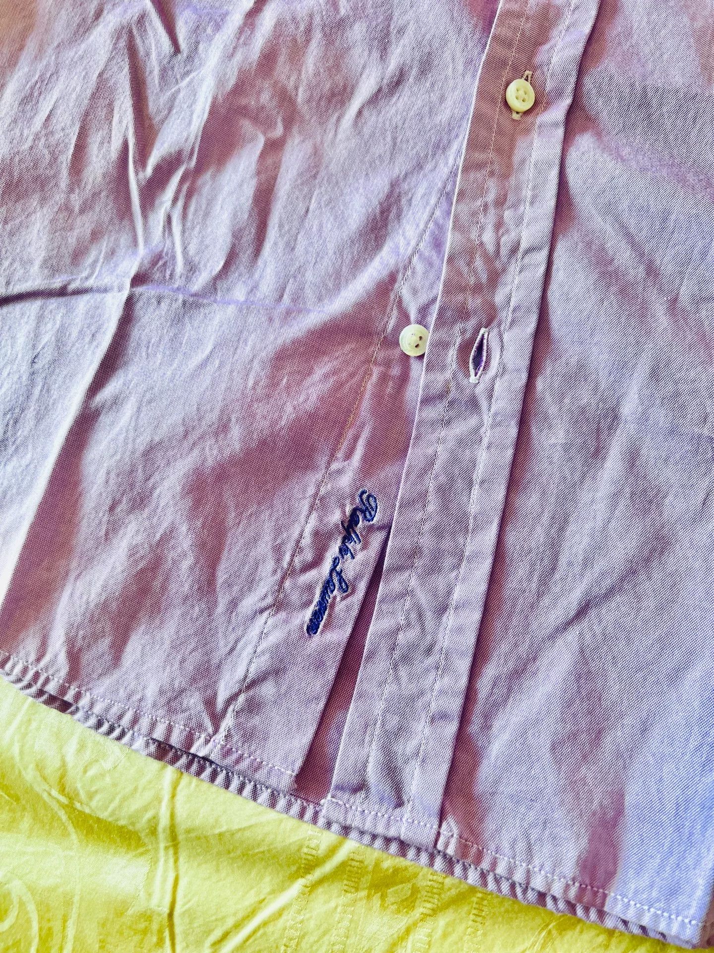 Ralph Lauren Purple Label Ralph Lauren Purple Label Men's Short Sleeve Shirt Size US L / EU 52-54 / 3 - 3 Thumbnail