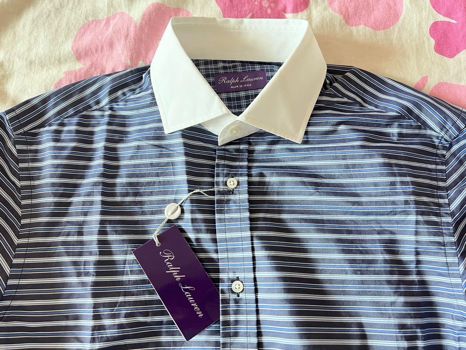 Ralph Lauren Purple Label Ralph Lauren Purple Label Men's Long Sleeve Shirt Size US M / EU 48-50 / 2 - 2 Thumbnail