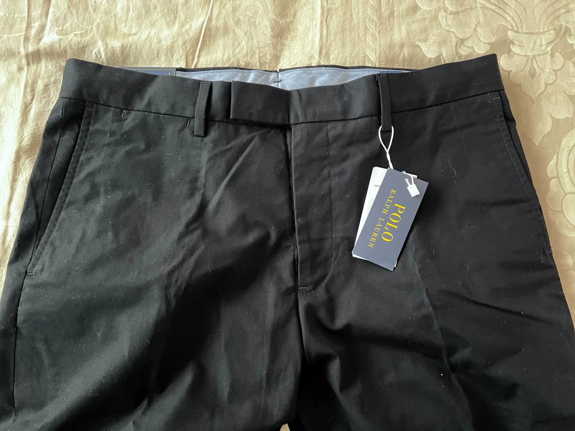 Polo Ralph Lauren Polo Ralph Lauren Men's Black Dress Pants Size US 33 - 2 Thumbnail