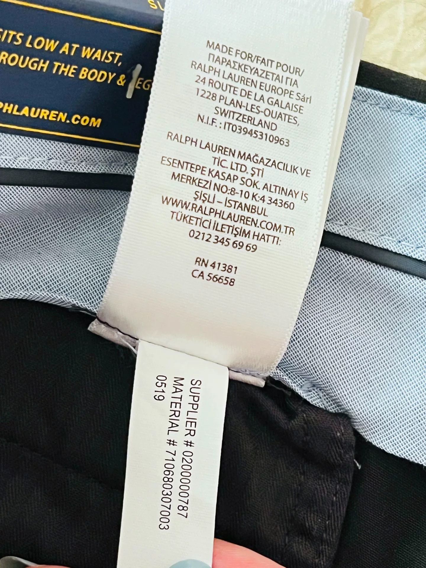 Polo Ralph Lauren Polo Ralph Lauren Men's Black Dress Pants Size US 33 - 7 Thumbnail