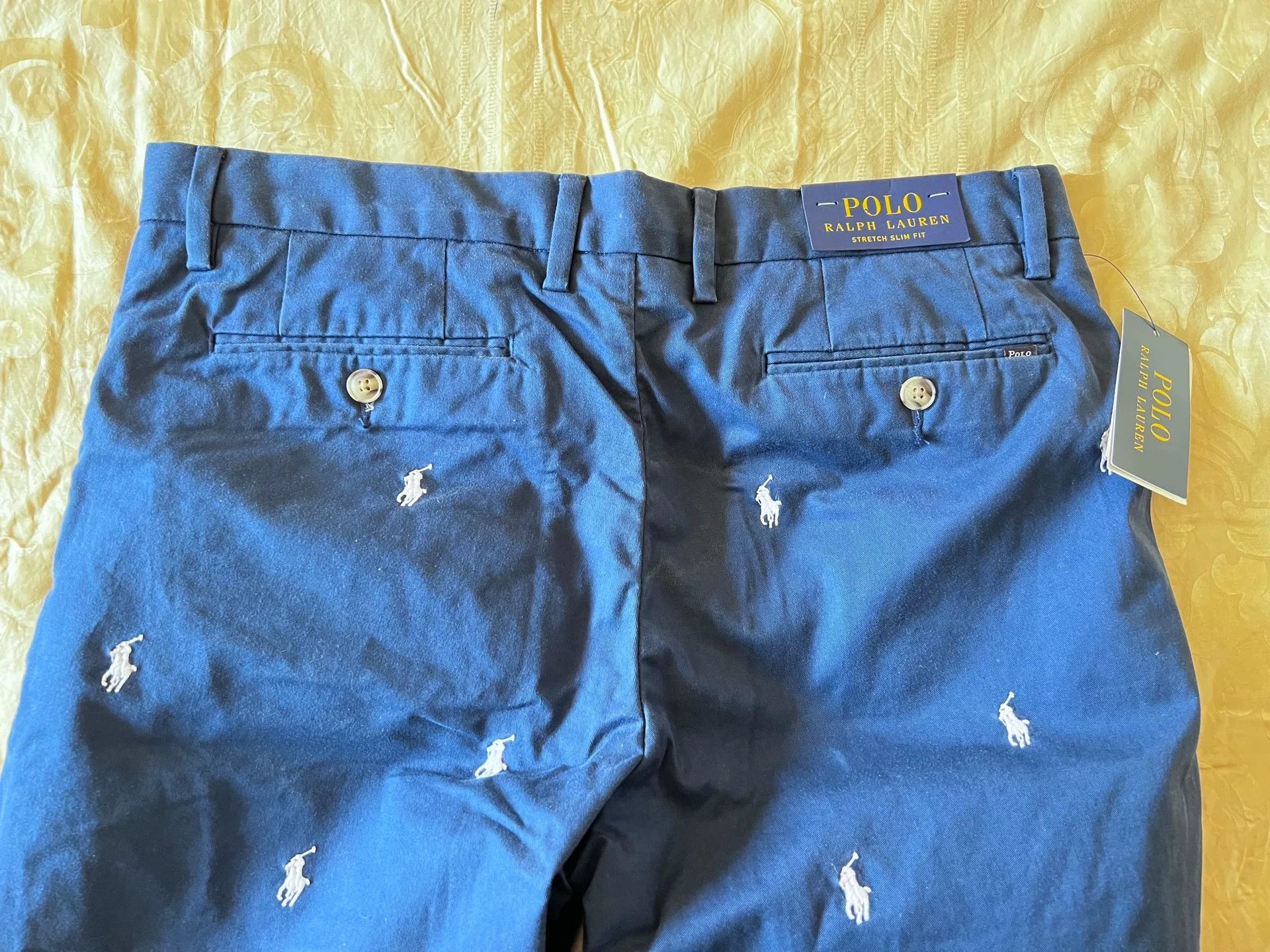 Polo Ralph Lauren POLO Ralph Lauren Classic Blue Pants Size US 33 - 3 Thumbnail