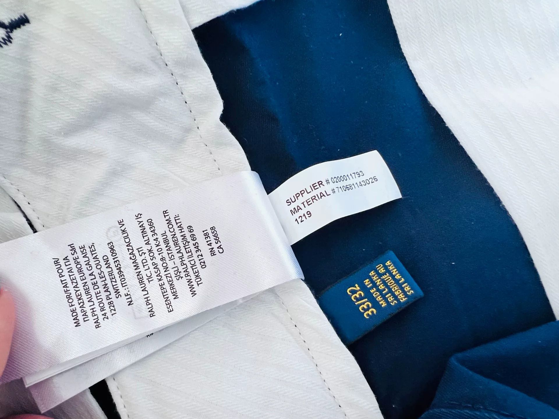Polo Ralph Lauren POLO Ralph Lauren Classic Blue Pants Size US 33 - 8 Thumbnail