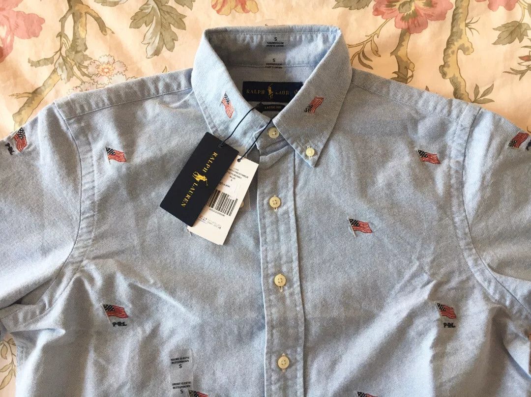 Ralph Lauren Ralph Lauren Men's Short-Sleeve Shirt Size US S / EU 44-46 / 1 - 2 Thumbnail
