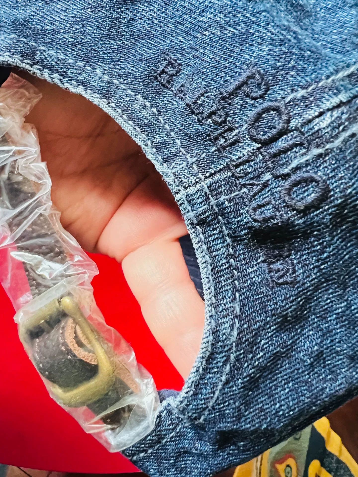 Ralph Lauren Ralph Lauren Denim Bear Embroidery Cap Size ONE SIZE - 3 Thumbnail