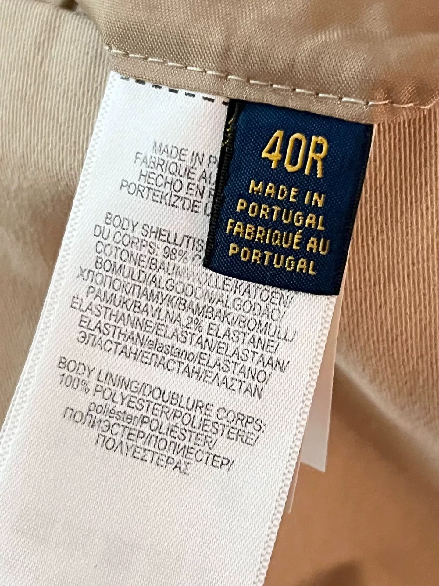 Polo Ralph Lauren Polo Ralph Lauren Men's Suit Jacket Size US XXS / EU 40 - 7 Thumbnail