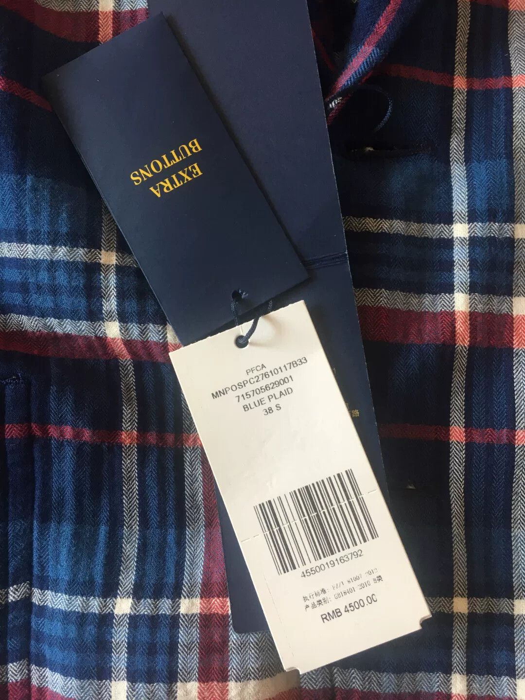 Ralph Lauren Ralph Lauren Men's Checked Suit Size US S / EU 44-46 / 1 - 8 Thumbnail