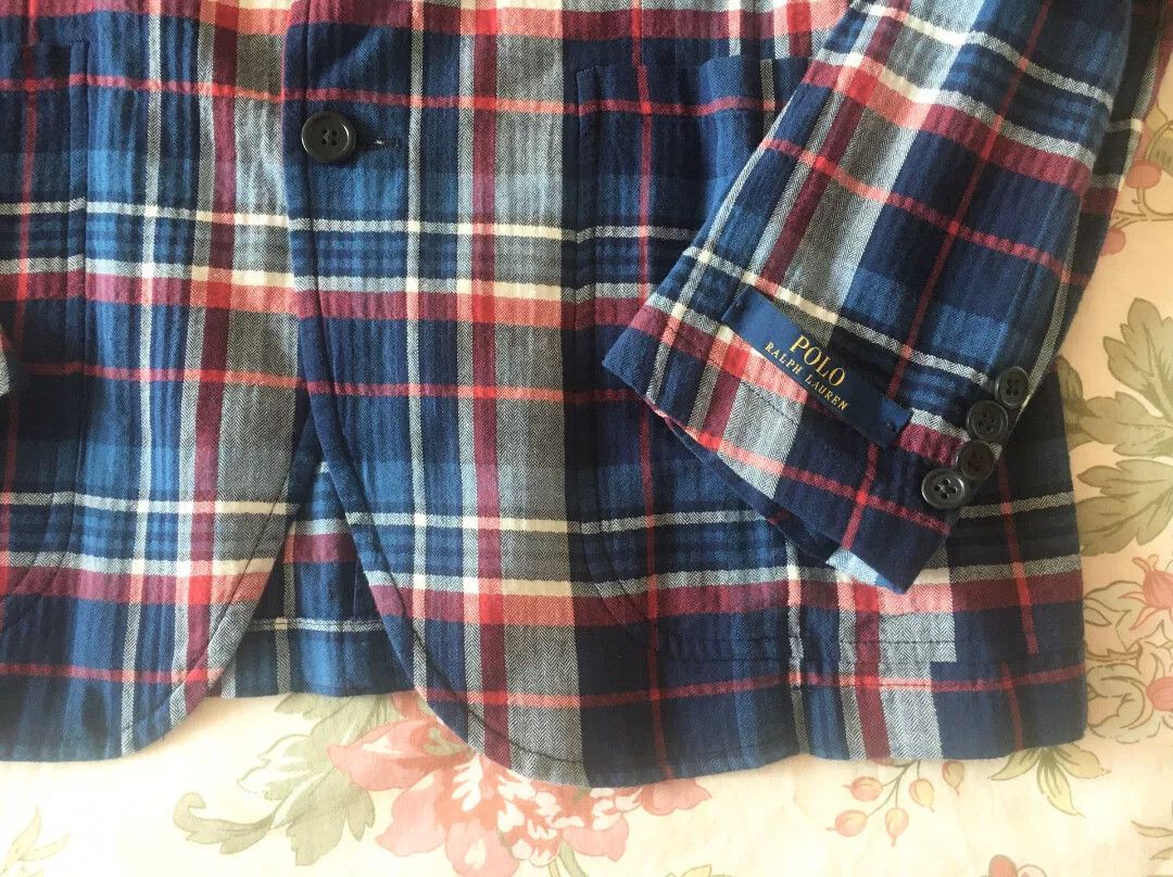 Ralph Lauren Ralph Lauren Men's Checked Suit Size US S / EU 44-46 / 1 - 3 Thumbnail