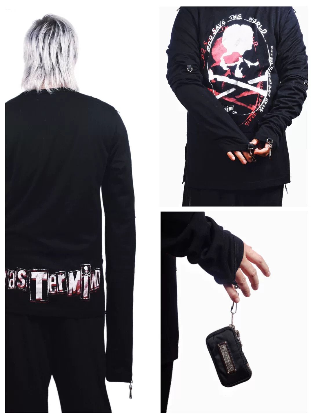 Mastermind Japan mastermind Japan MMJ Oversized Long Sleeve Tee Size US M / EU 48-50 / 2 - 9 Thumbnail