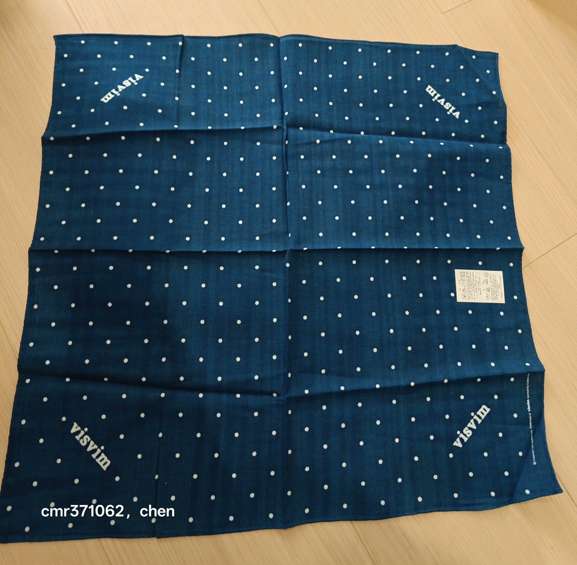 Visvim visvim Blue Polka Dot Bandana 50x50cm Size ONE SIZE - 3 Thumbnail