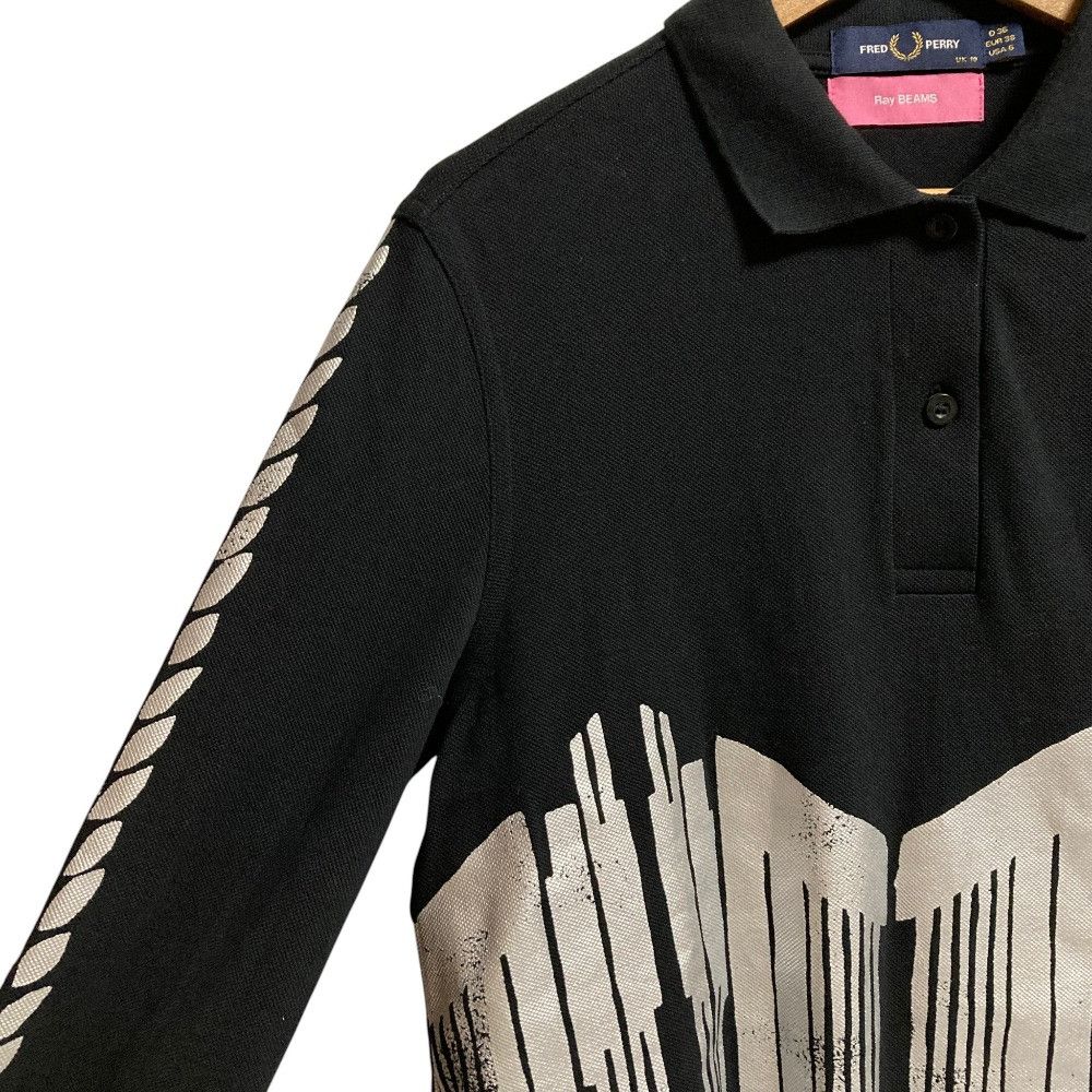 Other Other FRED PERRY Long Sleeve Cotton Polo Shirt Textile Tops DUTY FREE for USA Size ONE SIZE - 2 Thumbnail