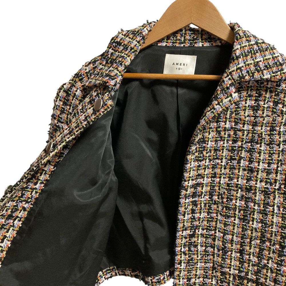 Other Other Ameri VINTAGE PLAYFUL TWEED JACKET tweed jacket Textile Outerwear 01310660040 DUTY FREE for USA Size ONE SIZE - 2 Thumbnail