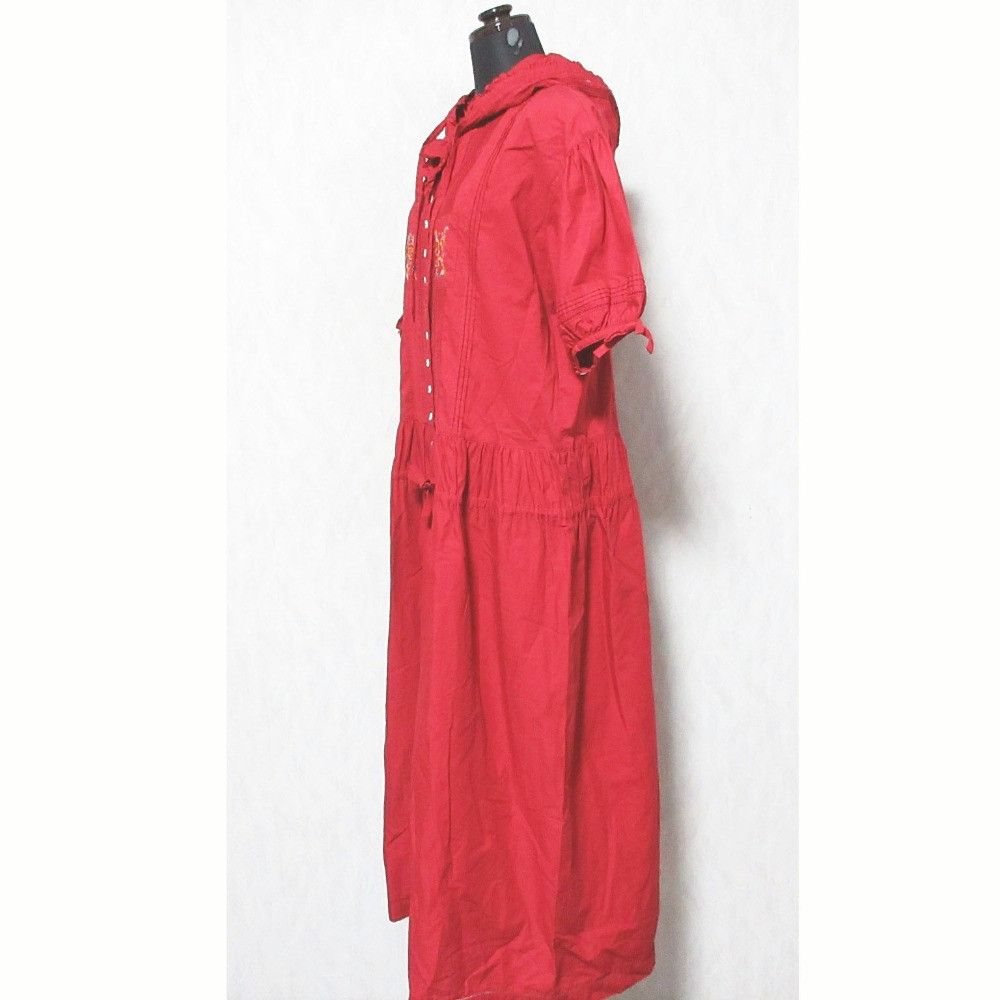 Other Other PINK HOUSE Pleated Hoodie Dress Textile Dresses P0164FA05 DUTY FREE for USA Size ONE SIZE - 3 Thumbnail