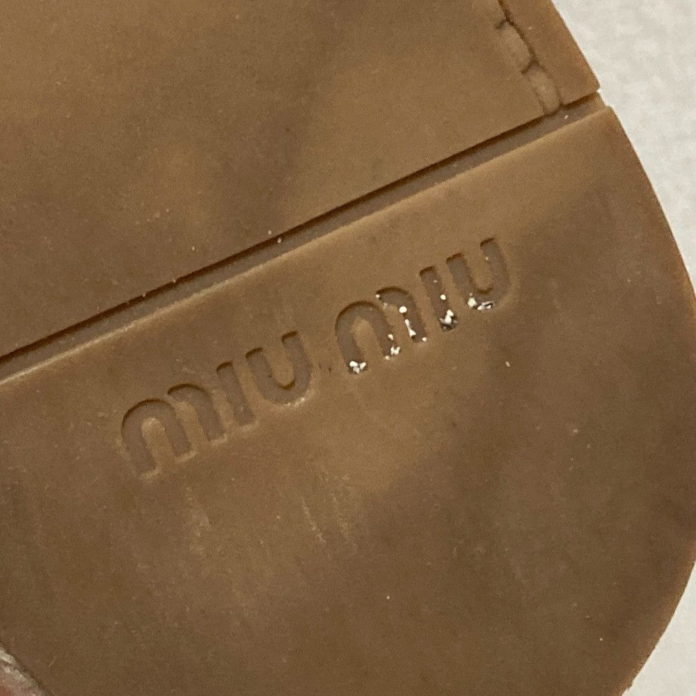 Miu Miu Miu Miu Miu Miu Glitter Platform Sandals Plastic / Synthetic Shoes DUTY FREE for USA Size ONE SIZE - 8 Thumbnail