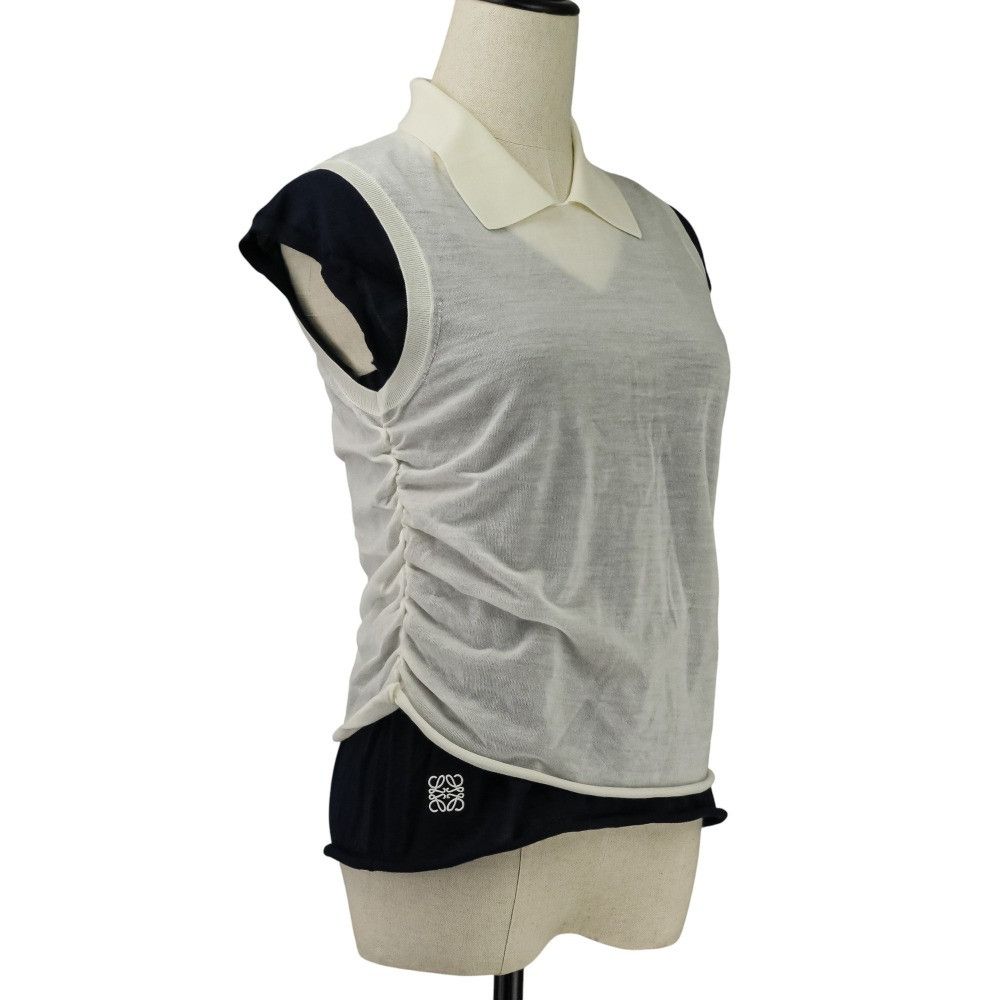Loewe Loewe Loewe Cashmere Top Textile Tops S359Y55K30 DUTY FREE for USA Size ONE SIZE - 6 Thumbnail