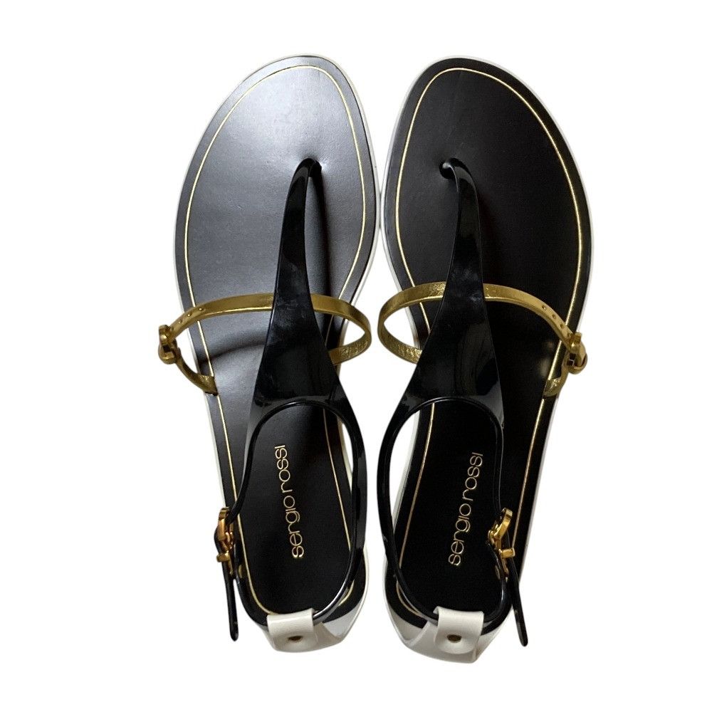 Other Other Sergio Rossi Rubber Thong Sandals Plastic / Synthetic Shoes DUTY FREE for USA Size ONE SIZE - 5 Thumbnail