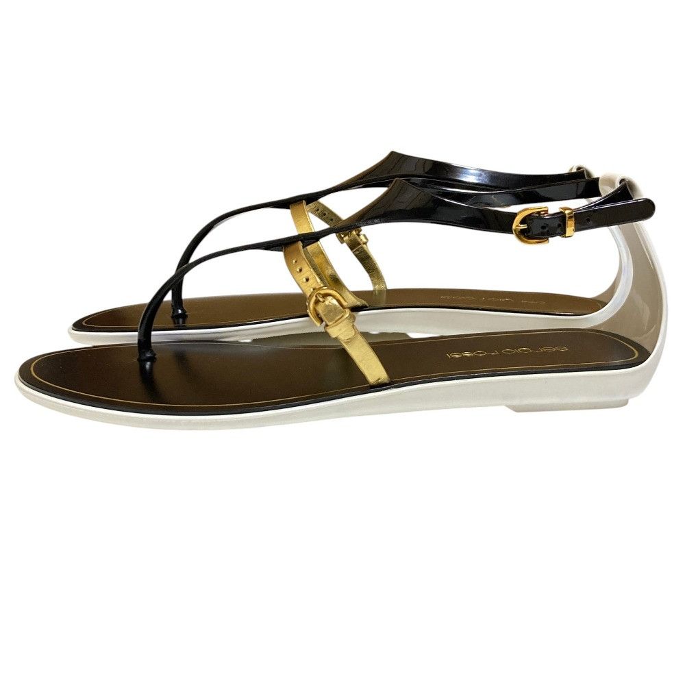 Other Other Sergio Rossi Rubber Thong Sandals Plastic / Synthetic Shoes DUTY FREE for USA Size ONE SIZE - 2 Thumbnail