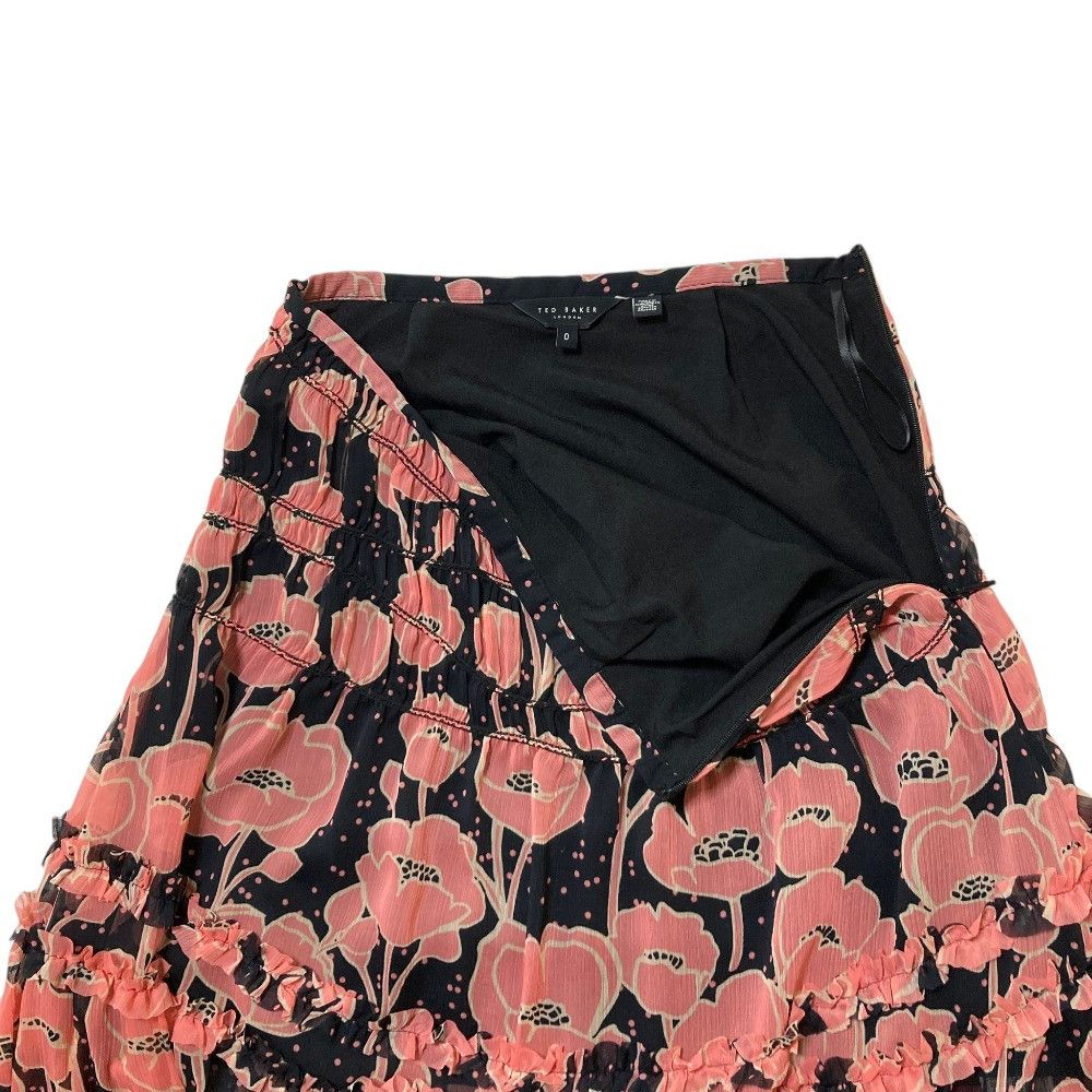 Other Other Ted Baker Chiffon Maxi Skirt Textile Skirts DUTY FREE for USA Size ONE SIZE - 3 Thumbnail