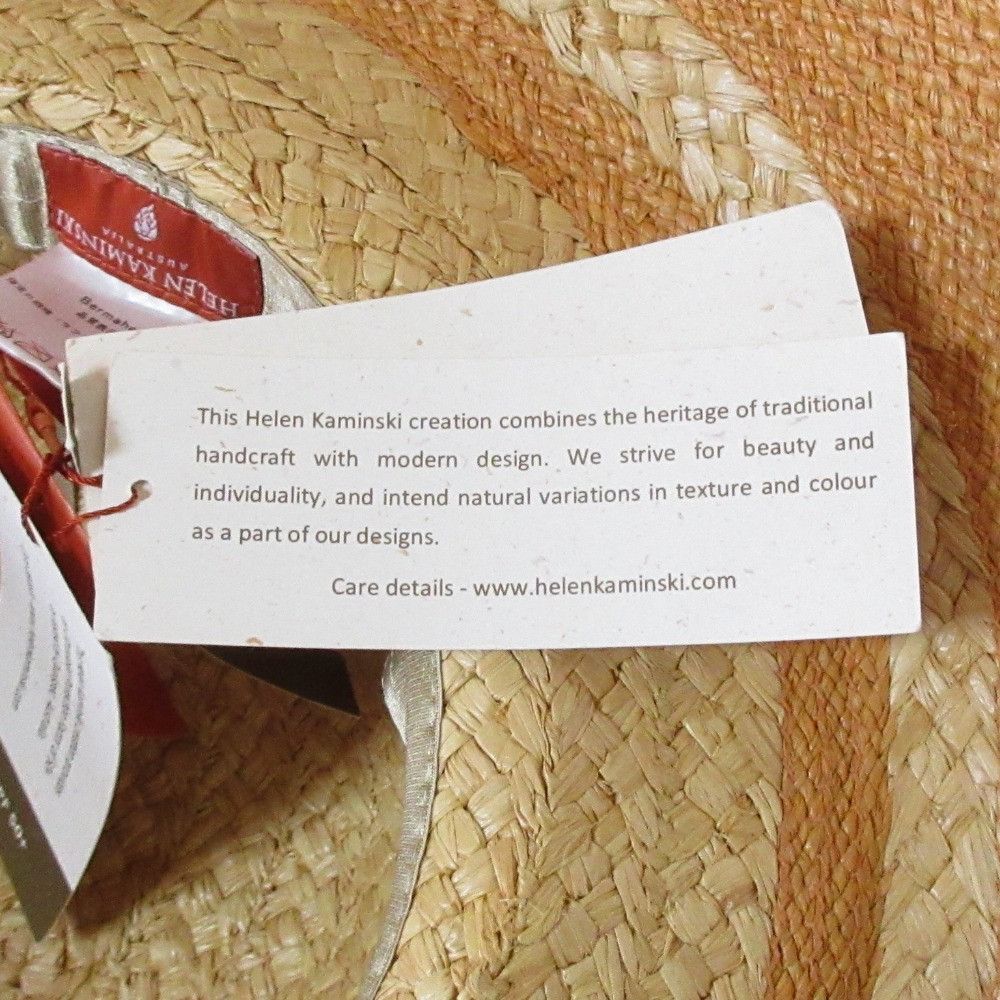 Other Other Helen Kaminski Raffia Hat Plant-based Hats DUTY FREE for USA Size ONE SIZE - 18 Thumbnail