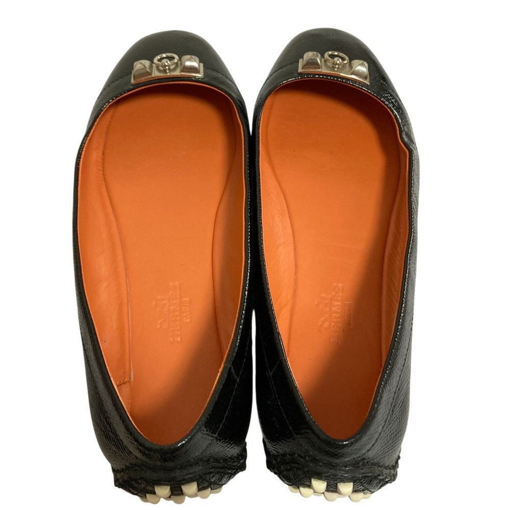 Hermes Hermes Hermes Medor Flat Driving Shoes Leather Shoes DUTY FREE for USA Size ONE SIZE - 3 Thumbnail