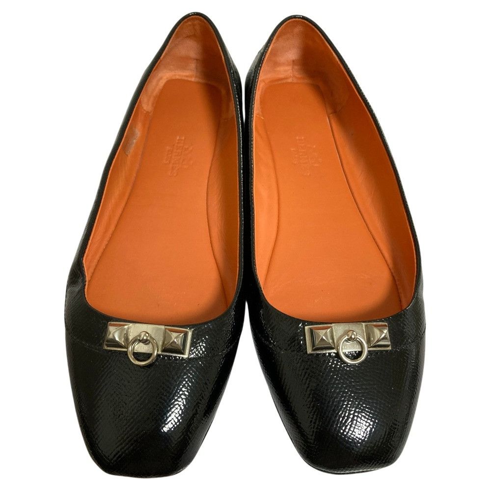 Hermes Hermes Hermes Medor Flat Driving Shoes Leather Shoes DUTY FREE for USA Size ONE SIZE - 2 Thumbnail
