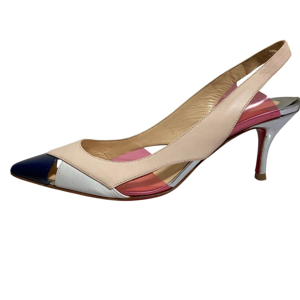 Christian Louboutin Christian Louboutin Christian Louboutin Leather Pointed Toe Slingback Pumps Others Shoes DUTY FREE for USA Size ONE SIZE - 4 Thumbnail