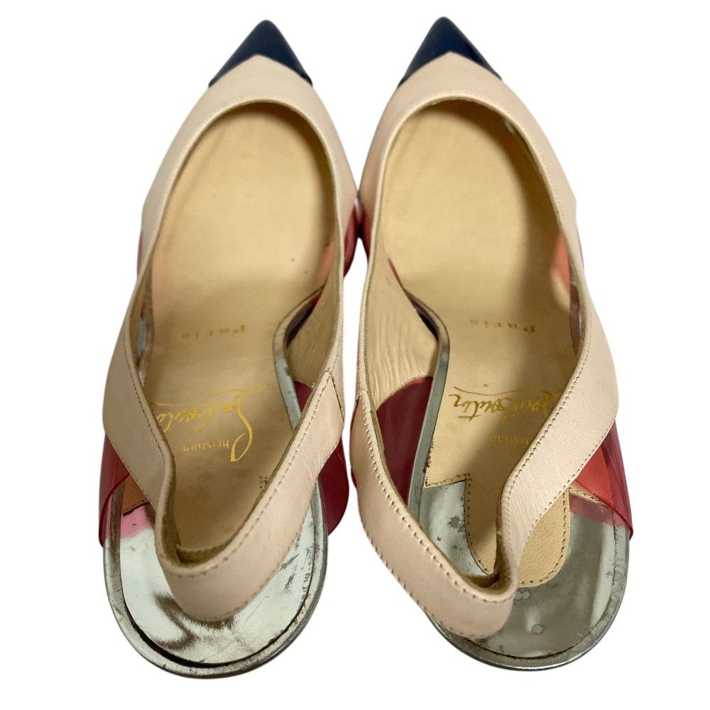 Christian Louboutin Christian Louboutin Christian Louboutin Leather Pointed Toe Slingback Pumps Others Shoes DUTY FREE for USA Size ONE SIZE - 3 Thumbnail
