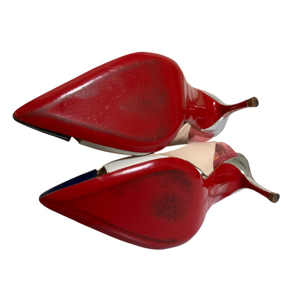 Christian Louboutin Christian Louboutin Christian Louboutin Leather Pointed Toe Slingback Pumps Others Shoes DUTY FREE for USA Size ONE SIZE - 7 Thumbnail