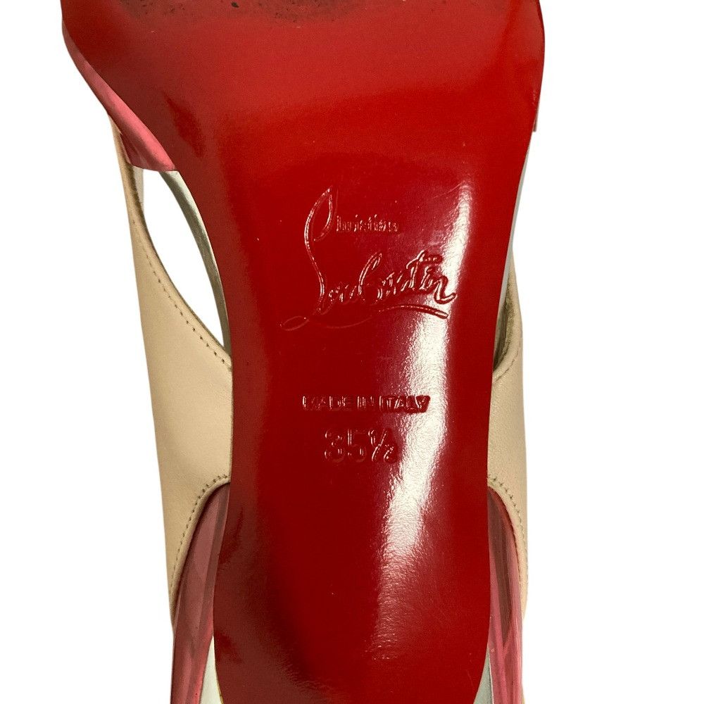 Christian Louboutin Christian Louboutin Christian Louboutin Leather Pointed Toe Slingback Pumps Others Shoes DUTY FREE for USA Size ONE SIZE - 8 Thumbnail