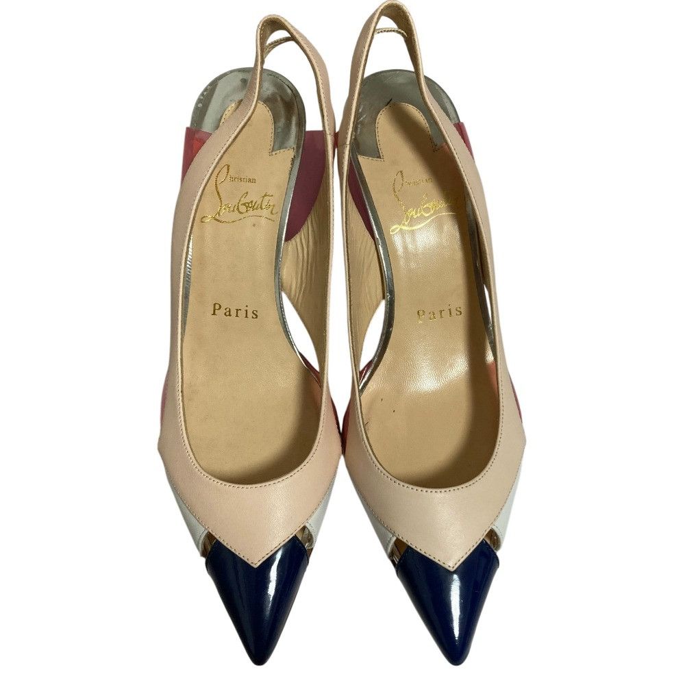 Christian Louboutin Christian Louboutin Christian Louboutin Leather Pointed Toe Slingback Pumps Others Shoes DUTY FREE for USA Size ONE SIZE - 2 Thumbnail