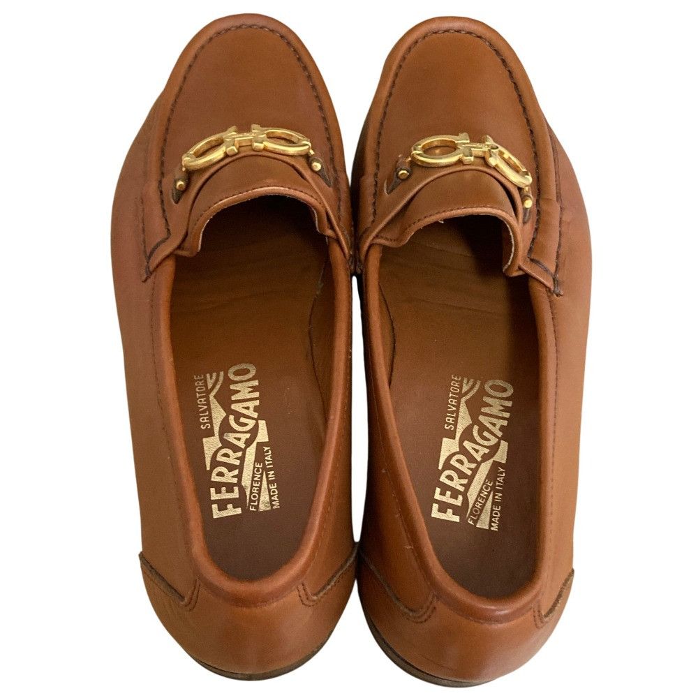 Salvatore Ferragamo Salvatore Ferragamo Salvatore Ferragamo Leather Loafers Leather Shoes DUTY FREE for USA Size ONE SIZE - 3 Thumbnail