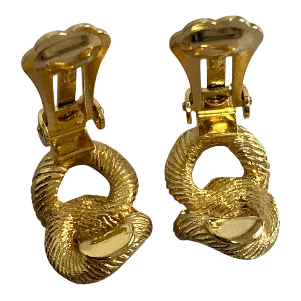 Dior Dior Christian Dior Vintage Chain Earrings Metal Earrings DUTY FREE for USA Size ONE SIZE - 4 Thumbnail