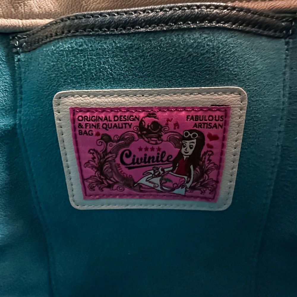 Other Other Civinile Orsetta Crocodile Handbag Leather Handbag DUTY FREE for USA Size ONE SIZE - 11 Thumbnail