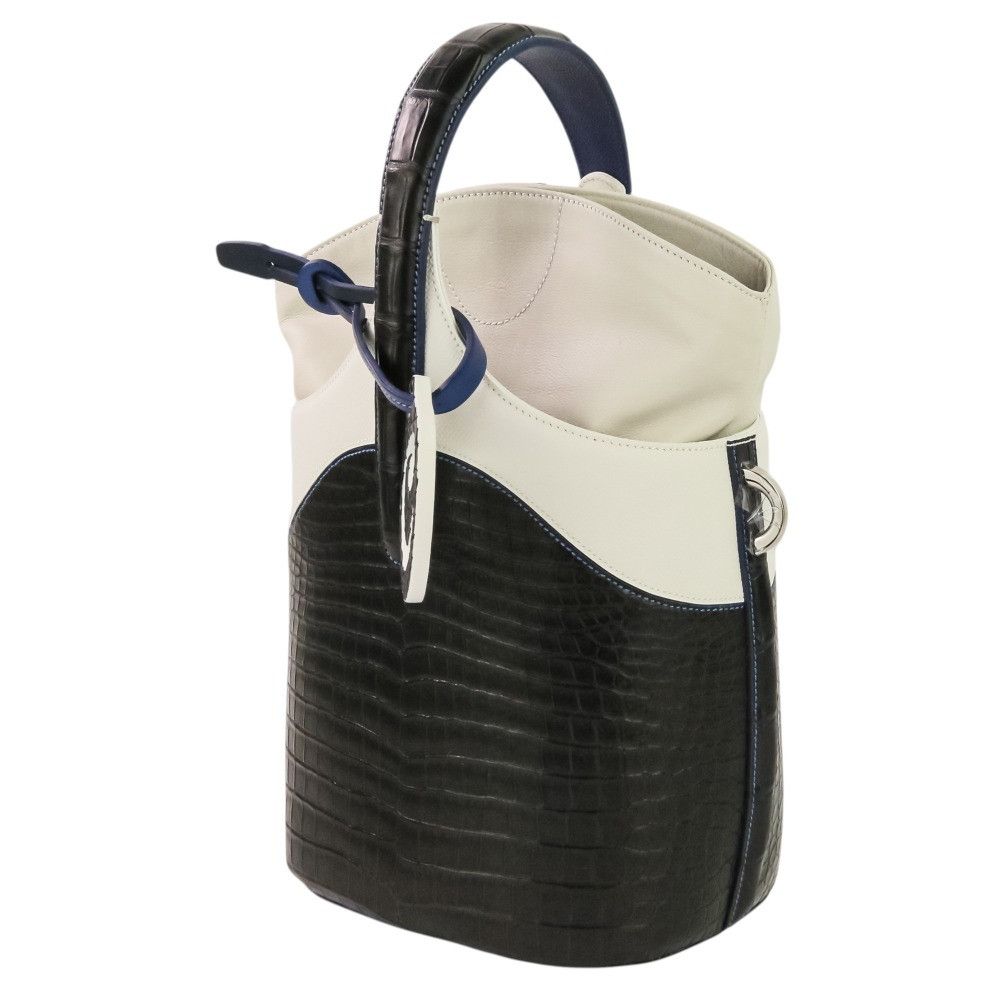 Other Other Civinile Orsetta Crocodile Handbag Leather Handbag DUTY FREE for USA Size ONE SIZE - 4 Thumbnail